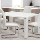 White High Gloss Dining Table - PRESTON